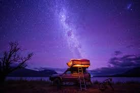 Night Under the Stars Rooftop Tents Backyard Hammocks