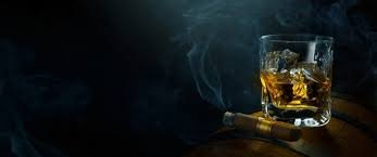 cigar night with a vintage pocket square or a glass of bourbon