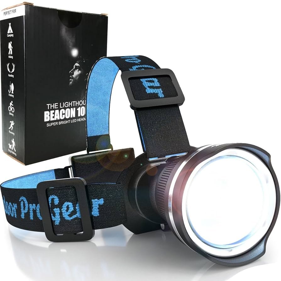 A Bright LED Headlamp and Extra Batteries
