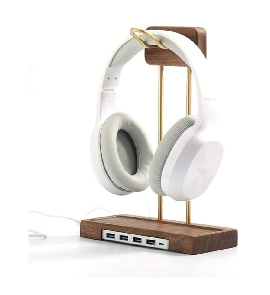 Headphone Stand with a USB Hub