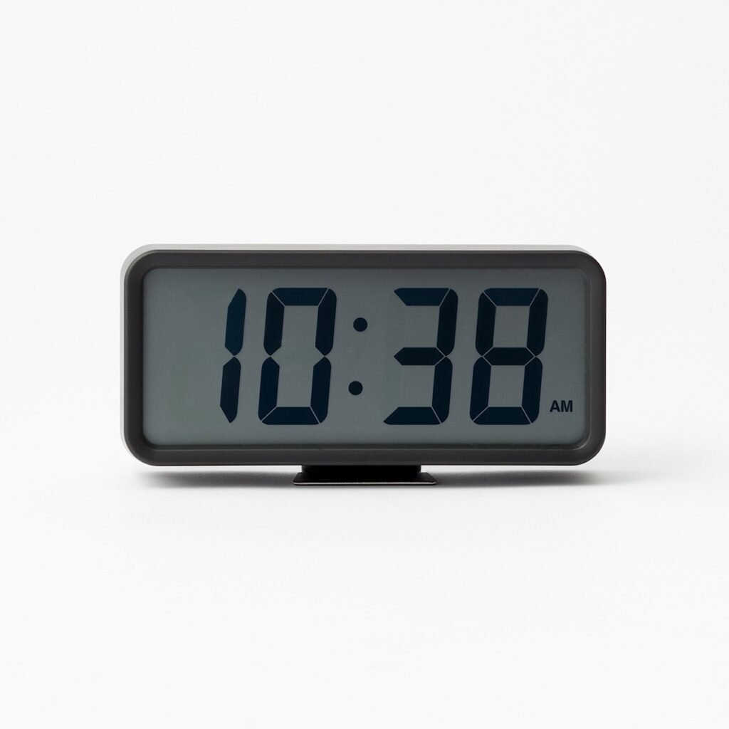 MUJI Digital Alarm Clock