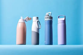 Refillable filtered water bottle