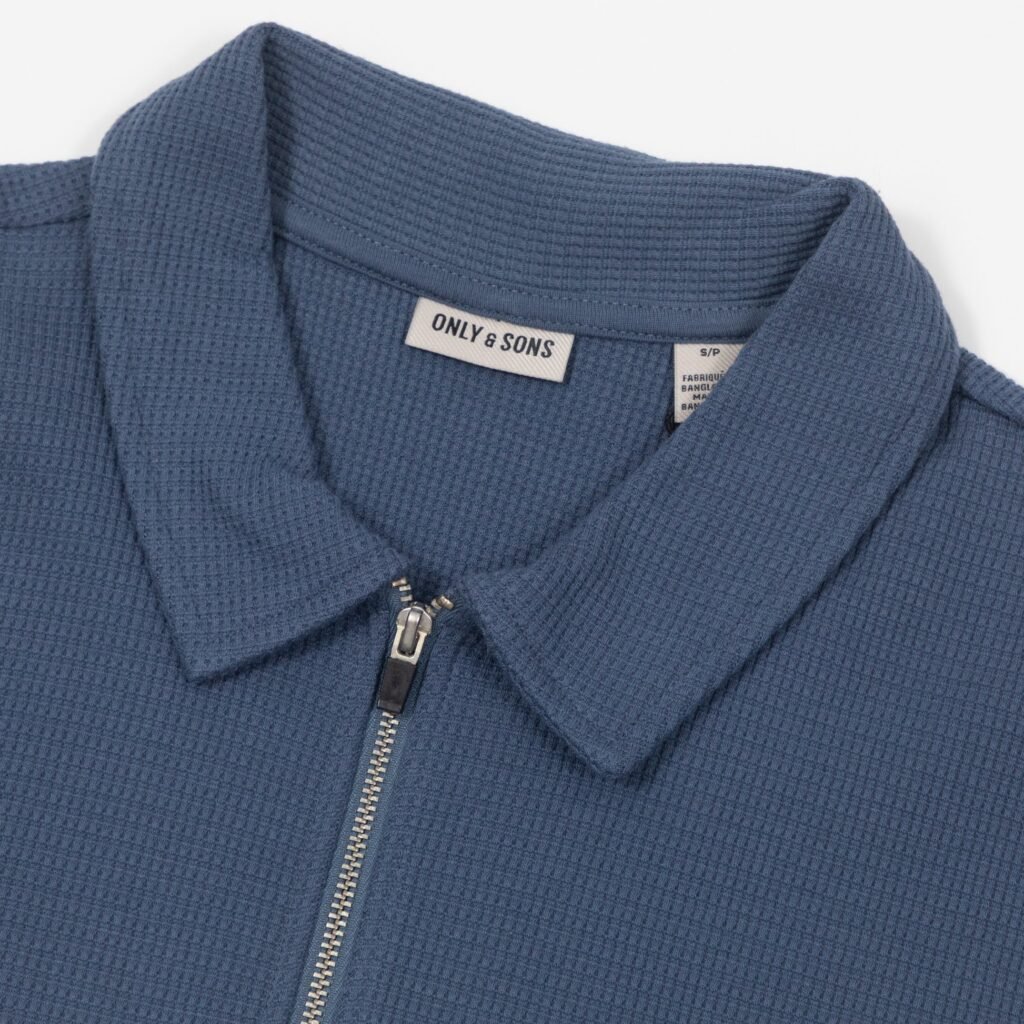 Smart Knit Polo Quarter Zip