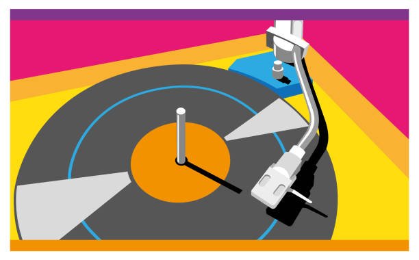 Illustration of a vinyl record player with a needle on a colorful record, symbolizing sound mastery, alongside the title "Masculine Sound Mastery: 7 Powerful Reasons Men Are Building Custom Sound Systems in 2025."