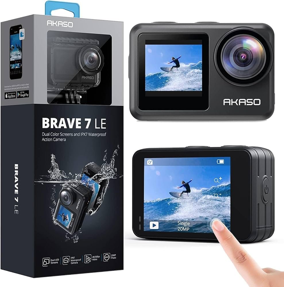 Unbeatable Action Cameras: Top 4 Elite GoPro Alternatives That Actually Compete Akaso Brave 7 LE 1