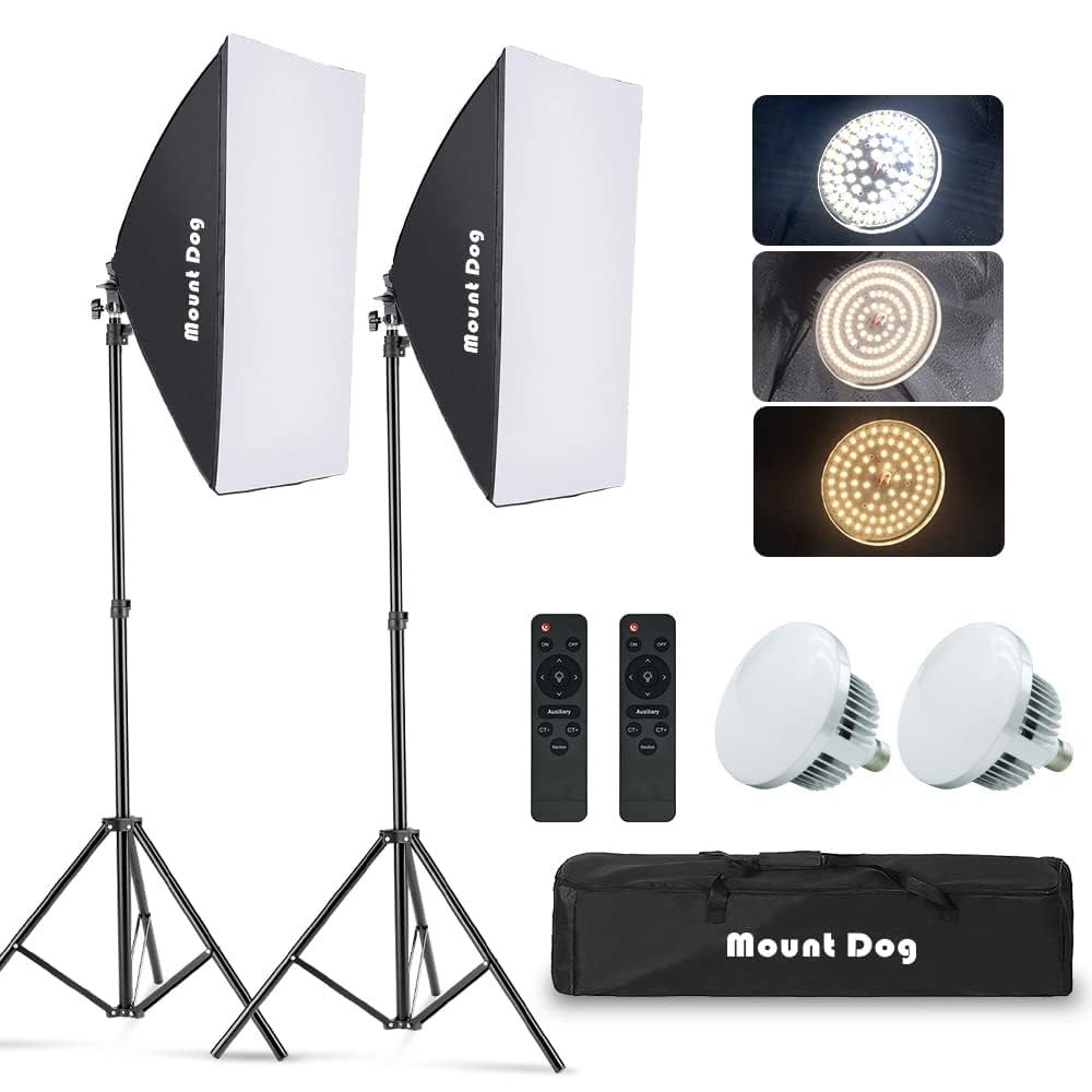MOUNTDOG Softbox Lighting Kit