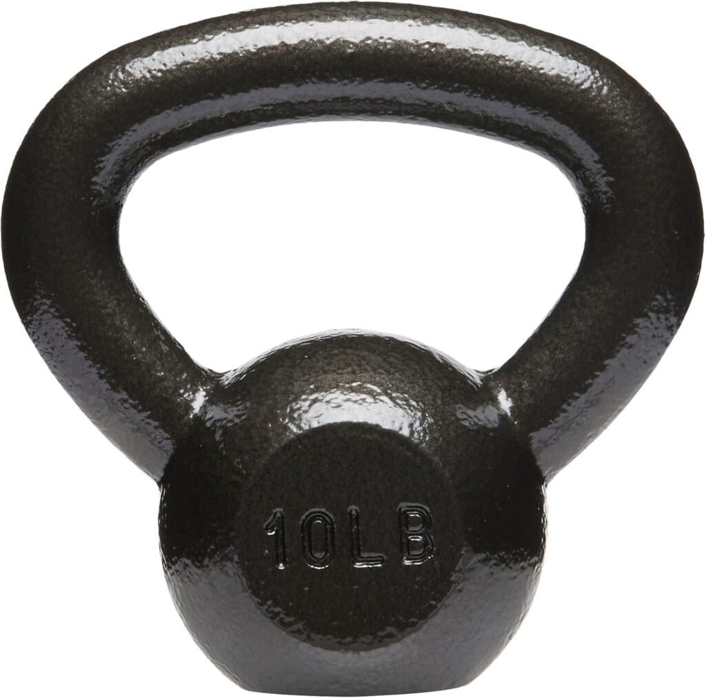 Amazon Basics Cast Iron Kettlebell or similar single kettlebell