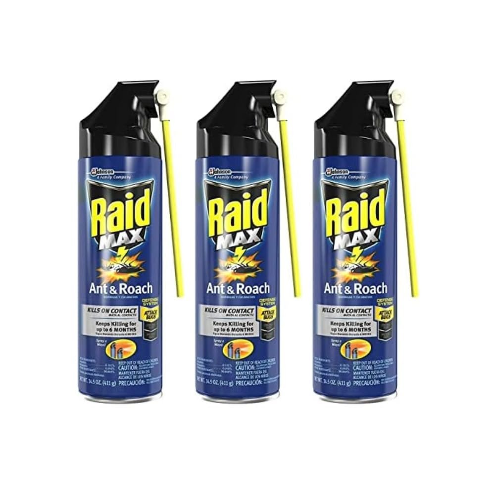 Raid Max Ant Roach Killer Spray