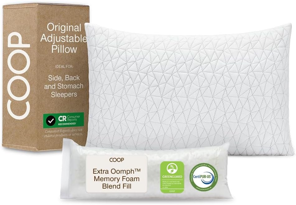 Coop Home Goods Original Loft Pillow with Lulltra™ Cooling Cover