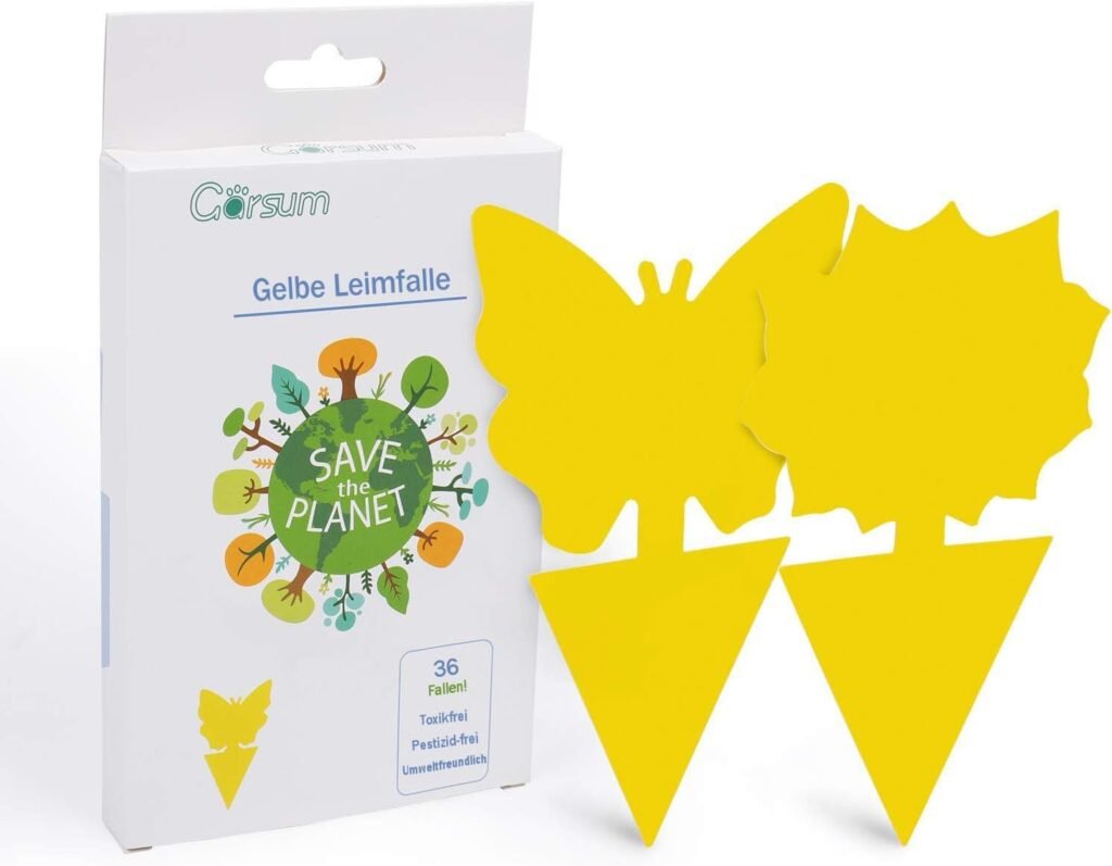 Garsum Sticky Trap Fruit Fly and Gnat Killer