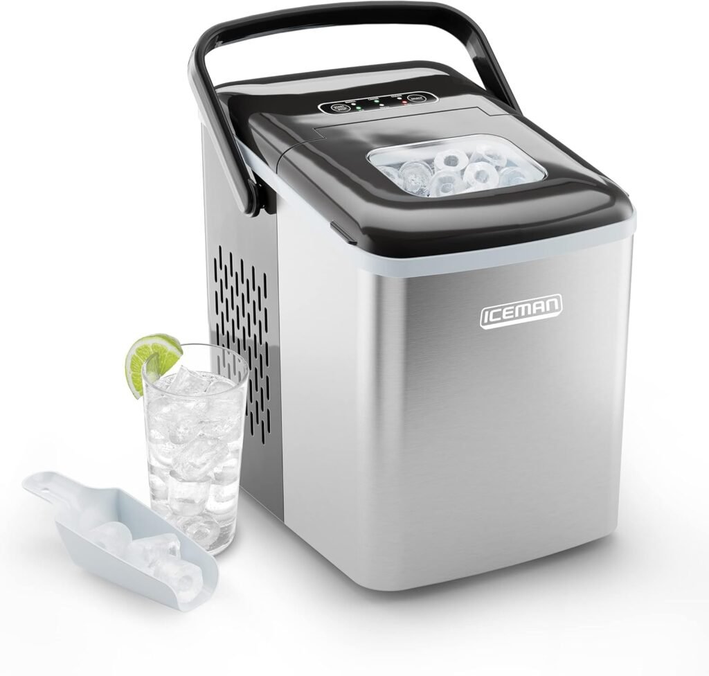 Ice Making Machine: 5 Epic Countertop Models That Will Revolutionize Your Summer iceman by chefman dual size countertop ice maker