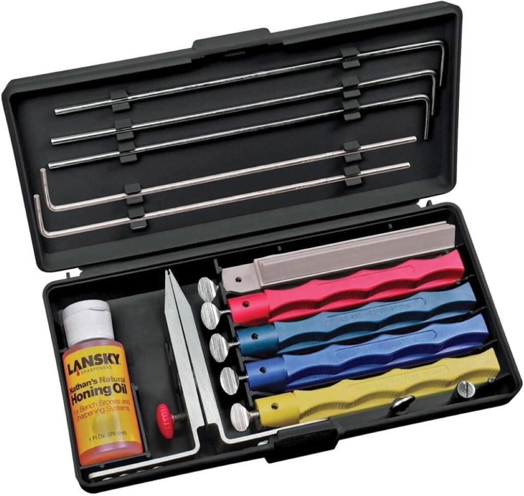 5 Killer Ice Knife Sharpeners That Will Transform Your Ice Fishing Season 🚀 lansky deluxe 5 stone sharpening system