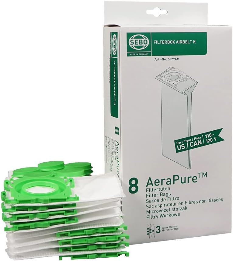 5 Breakthrough Removable Dustbags for Vacuum Cleaners: The Ultimate Guide to a Cleaner Home SEBO K Series Filter Bags