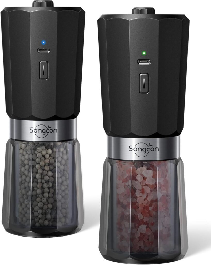 sangcon gravity electric grinder set