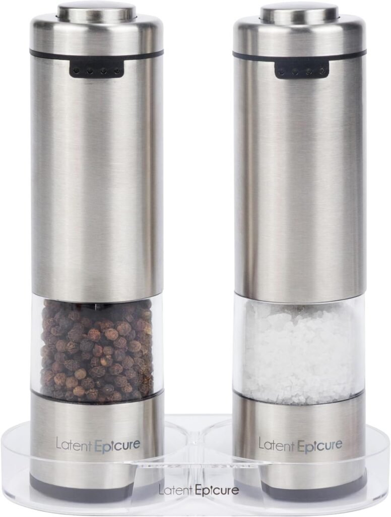 the latent epicure battery operated grinder set