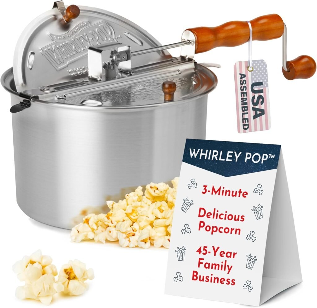 Popcorn Makers: 5 Amazing Machines That Will Revolutionize Your Movie Night! 🍿🎬 wabash valley farms original whirley pop stovetop popcorn popper