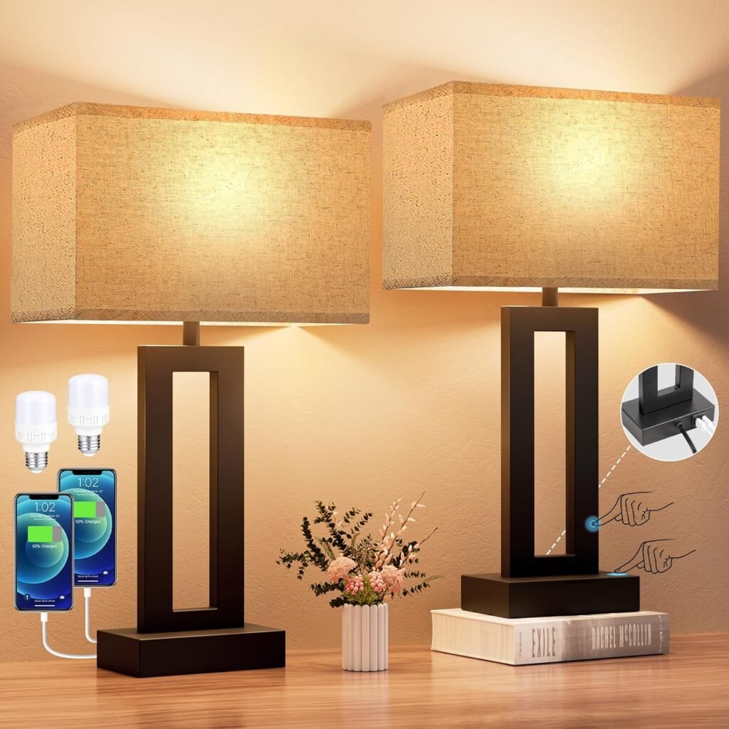 Top 5 Table Lamps on Amazon: The Ultimate Guide to Transform Your Home Lighting in 2025 the 3 way dimmable touch control lamp