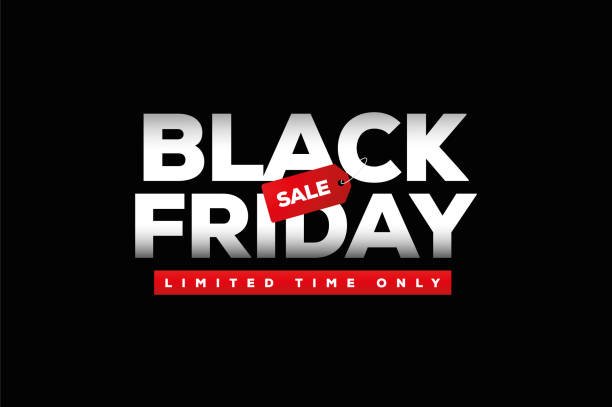Bold Black Friday deals banner with white typography on a black background featuring a red 'Limited Time Only' tag, representing top Amazon 2025 deals for men.